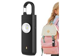 Alarme De Sécurité Personnelle - Dispositif D'alarme De Sécurité De 3,9 Pouces, Sirène D'urgence De 130 DB, Alarmes Personnelles Rechargeables De Type C Avec Alerte De Panique Forte Pour Les Femmes, L