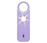 Alarme de sécurité personnelle - Porte-clés de sécurité rechargeable pour femme, sirène et lumière LED stroboscopique | Porte-clés d'autodéfense avec deux dynamiques, porte-clés d'alarme de viol et