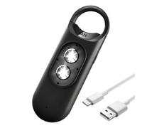 Alarme de sécurité personnelle pour femmes | Porte-clés de protection, alarme d'alerte rechargeable de 130 dB avec lumière stroboscopique, pour personnes âgées, étudiantes, femmes,