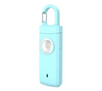Alarme de sécurité personnelle, sirène puissante de Type C Rechargeable de 130 DB - Porte-clés de sécurité pour Femmes, , extérieur, Marche, hôtel, Voyage, Camping, étudiant, santé,