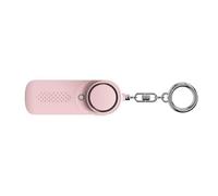 Alarme de sécurité réutilisable avec lampe de poche LED forte 130 dB lumière clignotante dispositif ABS pour la défense automatique adultes enfants pas vol personne alarme pour l'extérieur