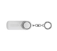 Alarme de sécurité réutilisable avec lampe de poche LED forte 130 dB lumière clignotante dispositif ABS pour la défense automatique adultes enfants pas vol personne alarme pour l'extérieur