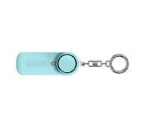 Alarme de sécurité réutilisable avec lampe de poche LED forte 130 dB lumière clignotante dispositif ABS pour la défense automatique adultes enfants pas vol personne alarme pour l'extérieur