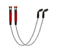 Alarme de touche de pêche de nuit - Alarme de pêche étanche à réponse rapide - 2 alarmes de pêche alimentées par piles, accessoires de pêche portables pour lac, rivière, mer