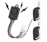 Alarme De Trottinette Antivol, Alarme Ebicle avec Télécommande, Deux Télécommandes Détecteur D'alarme Antivol, Système d'alarme Antivol Multi-Usage pour Vélo Électrique Alarme De Moto pour Scooters 48