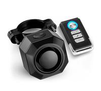 Alarme de vélo rechargeable par USB avec télécommande, alarme de sécurité puissante de 110 dB