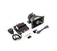 Alarme de voiture 100/200W 12V DC système sonorisation professionnel 8 types sons d'avertissement avec micro portable for tous les véhicules spécifiques Résistant à la Corrosion(100W 8 Sounds)