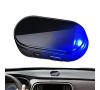 Alarme de voiture à énergie solaire | Chargement solaire avec port USB | Lumière d'alarme simulée à DEL pour voiture, camping-car, berline, camion, stationnement de nuit, garage, bord de route