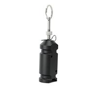 Alarme De Voyage, Alarme Périmétrique 4.5V pour Camping Tente en Alliage D'aluminium Périmètre Fournitures De Jardinage Noir