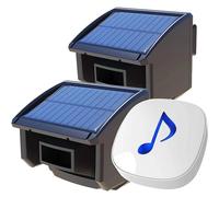 Alarme d'entrée, à énergie solaire, résistant aux intempéries, KIT2, prise EU