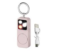 Alarme dispositif d'autodéfense avec LED | Porte-clés avec alarme pour autodéfense et sécurité pour filles, enfants, personnes âgées, étudiants, université, voyage