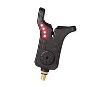 Alarme électronique pour canne à pêche en attente de faible luminosité, commandes de sensibilité réglables, alerte LED, coque en ABS pour une utilisation à la côte, canne à pêche électronique, alerte