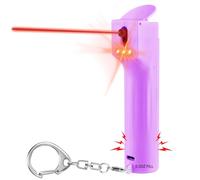 Alarme et Spray Gel 3-in-1 pour Femmes, Marquage Fluorescent UV Invisible et Taches Rouges, Sirène Extra Forte de 140 DB, Lumières Stroboscopiques LED Rouges, Vaporisateur Remplaçable