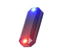 Alarme factice simulée solaire - Alarme de moto à lumière clignotante LED, dispositif antivol | Lumières d'alarme de cyclisme à énergie solaire, système d'alarme universel pour voitures, vélos, motos,