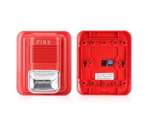 Alarme Incendie Flash Pmr e Sirène 24 V Alerte De Spectre Classique Uniquement Simplex Haut-Parleur À Action Unique Dc12 V/24 V Son Et Lumière Alarme De Protection Contre Les Incendies