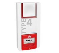 Alarme Incendie Type 4 à Piles TT4P Neutronic - Sirène Puissante > 90 DB - sans Câblage - Conforme NFS 32-001