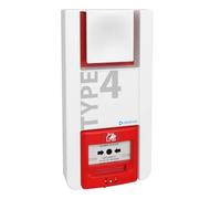 Alarme Incendie Type 4 Radio à Piles TT4P-RF3 - Sirène Puissante > 90 DB - sans Câblage - Interconnectable - Conforme ERP