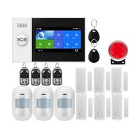 Alarme Intelligente, 433mhz, GSM, Protection De Sécurité À Domicile, Système D'alarme Intelligent, Kit Anti-cambriolage, Capteur De Mouvement, Télécommande(W4B6)