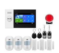Alarme Intelligente, 433mhz, GSM, Protection De Sécurité À Domicile, Système D'alarme Intelligent, Kit Anti-cambriolage, Capteur De Mouvement, Télécommande(W4B3)