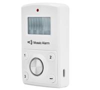 Alarme Intrus 135dB Détecteur de Mouvement PIR - Sirène Forte pour Sécurité Intérieure Maison, Garage, Abri de Jardin - Portable Batterie, sans Fil, Alerte Voyage et Camping - Lumineuse et Bruyante