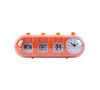 Alarme Karlsson Retro Tube Calendar Flip Orange TU