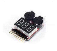 Alarme Led Basse Tension 1-8s, 1 Pièce, Buzzer, Indicateur De Tension Lipo, Vérificateur, Testeur, Vente En Gros, Livraison Directe