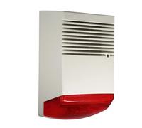 Alarme lumineuse d'extérieur - Sirène stroboscopique - Filaire - 120db - Rouge - Étanche