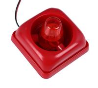 Alarme Lumineuse Sonore Ultra Forte 115 DB, Lumières Clignotantes Rouges, Sirène Stroboscopique avec visibilité Améliorée, Capteur de Système de sécurité D'alarme Sonore pour la