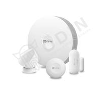 Pack alarme Ezviz de 4 détecteurs domestiques Blanc