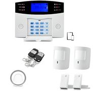 Alarme maison sans fil GSM avec sirène intérieure et détecteur de mouvements avec immunité animale