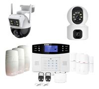 Alarme maison sans fil gsm lifebox evolution animal et 2 caméras double objectif