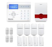 Alarme maison sans fil ICE-Bi 4 à 5 pièces mouvement + intrusion + sirène extérieure autonome - Compatible Box internet