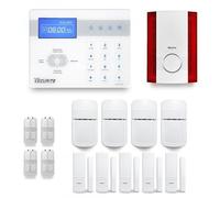 Alarme maison sans fil ICE-Bi 4 à 5 pièces mouvement + intrusion + sirène extérieure - Compatible Box internet