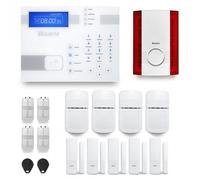 Alarme maison sans fil SHBi24 GSM/IP avec option GSM incluse Blanc