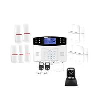 Alarme Maison sans Fil WiFi et GSM 4G avec Caméra IP 5 Détecteurs de Mouvement 5 Détecteurs Ouverture Evolution Kit IP1