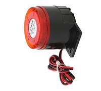 Alarme murale 12 V/24 V/220 V 115 dB avec lumière clignotante étanche IP54 Dispositif de sécurité pour la maison et le travail Double mode alarme Buzzers avec lumière clignotante