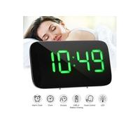 Alarme numérique LED Grand écran Horloge Contrôle vocal 5 minutes AH605