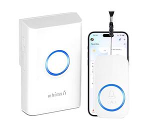 Alarme Personne âgée avec Bouton d’Urgence - Bouton Intelligent 2,4 GHz SOS, Détecteur de Chute, Appareil d’Appel Patient, Surveillance Sécurité Senior & Accessoires d’Aide aux Personnes Âgées