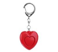 Alarme personnelle 125 dB en forme de cœur - Alarme de sécurité avec lumière - Pour filles, femmes, enfants, personnes âgées, randonnée, voyage, parking, soirée