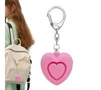 Alarme personnelle - 125dB Alarmes en forme de coeur - Porte-clés de sécurité avec lumière | Pour les âgés Marcher seuls Parking Voyage Soirée