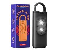 Alarme Personnelle - 135dB Dispositif De Sécurité Portable avec Lumière D'Avertissement | Alarme Personnelle de Porte-clés avec Lampe de Poche | pour Filles Petite Amie Épouse Amie Sœur Fille