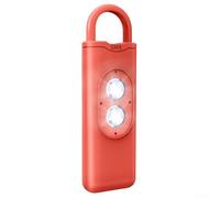 Alarme personnelle avec sirène puissante de 130 dB et double lumières LED stroboscopiques, dispositif de sécurité d'autodéfense longue veille pour femmes, enfants et personnes âgées, d'urgence