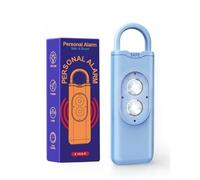 Alarme personnelle avec sirène puissante de 130 dB plus deux lumières stroboscopiques LED pour femmes et enfants avec batterie longue durée de vie - Appareil de marche d'autodéfense et personnel