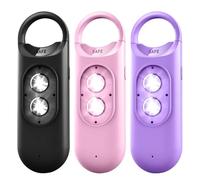 Alarme personnelle d'autodéfense - De sécurité | Aľlarme Dis Ouicurité de 130 DB avec lumière Flash | Pèr Personnels, Étudiants, Femmes, Filles, - Sičureté de Nuit Extérieur, Portable N