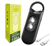 Alarme personnelle | de sécurité - 130 dB Alarme d'alerte de sécurité pour voyage avec lumière stroboscopique - Pour les étudiantes âgées, les femmes et pour une utilisation en extérieur nuit et