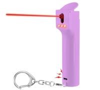 Alarme personnelle Multifonction - Sirène puissante de 130 DB, lumière LED Rouge et Gel de marquage UV - Protection idéale pour Les Femmes, Les étudiants et Les Travailleurs de Nuit