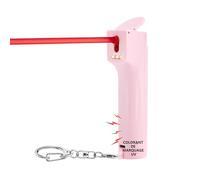 Alarme personnelle Multifonction - Sirène puissante de 130 DB, lumière LED Rouge et Gel de marquage UV - Protection idéale pour Les Femmes, Les étudiants et Les Travailleurs de Nuit