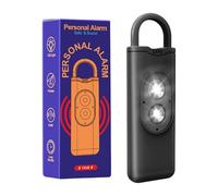 Alarme personnelle rechargeable avec 2 lumières LED et alertes de 130 dB pour les activités de plein air en cas d'urgence, porte-clés, alarmes pour femmes