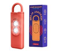 Alarme personnelle rechargeable avec 2 lumières LED et alertes de 130 dB pour les activités de plein air en cas d'urgence, protections auto-défense, porte-clés