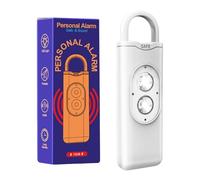 Alarme personnelle rechargeable avec 2 lumières LED et alertes de 130 dB pour les activités de plein air en cas d'urgence, protections auto-défense, porte-clés